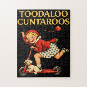 Puzzle À bientôt Cuntaroos Humour sarcastique Rétro Drôle