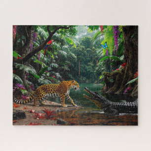 Puzzle "A Chance Encounter" - Portrait coloré de la faune