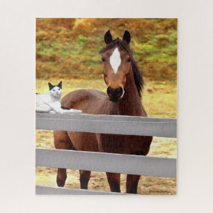 Puzzle "A Horse & Her Cat"