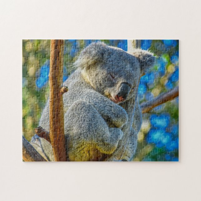 Puzzle A Koala sleeping peacefully in a tree (Horizontal)