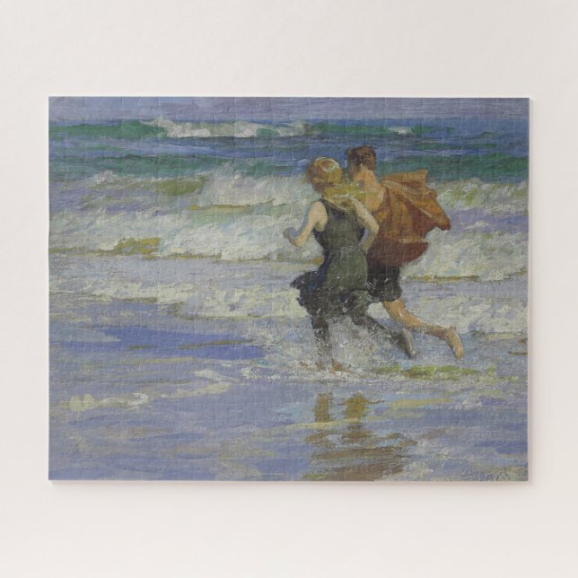 Puzzle À la plage (par Edward Henry Potthast) (Horizontal)