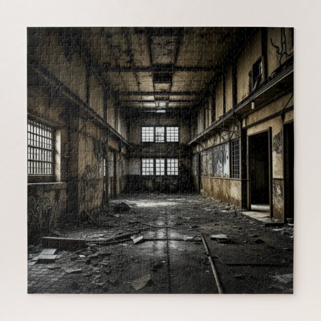 Puzzle À l'intérieur d'une gare abandonnée  (Vertical)