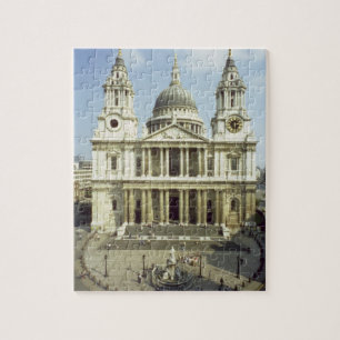 Puzzle À l'ouest avant de la cathédrale de St Paul, con