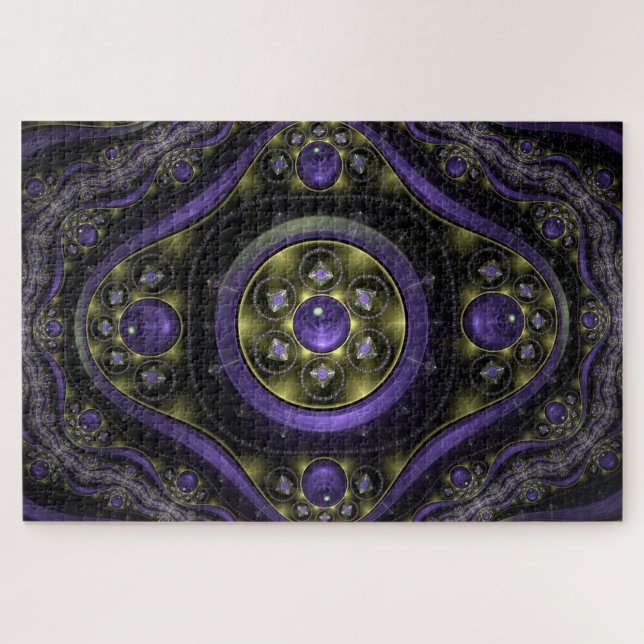 puzzle à sphères violettes (Horizontal)