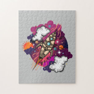 Puzzle À Travers La Galaxie