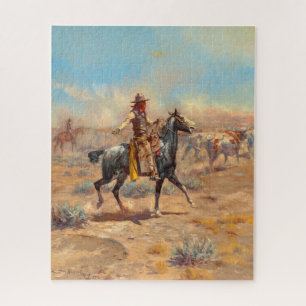 Puzzle A travers l'Alkali par Charles Marion Russell