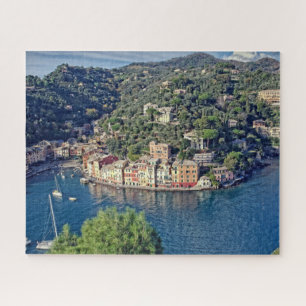 Puzzle A View to Portofino, Italia - 16x20 - 520 pcs.