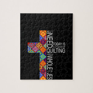 Puzzle A Whole Lot Of Jesus And Quilting Sewing crochet