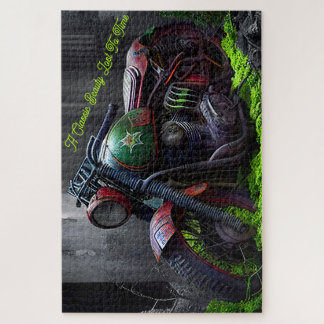 Puzzle Abandonné, Russe Moto Laissé à Décadage