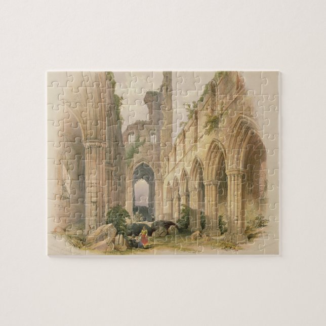 Puzzle Abbaye de Kirkstall, Nave et choeur, 'du lundi (Horizontal)