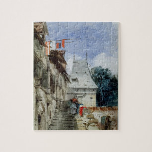 Puzzle Abbaye St-Amand, Rouen (la semaine, bodycolour et
