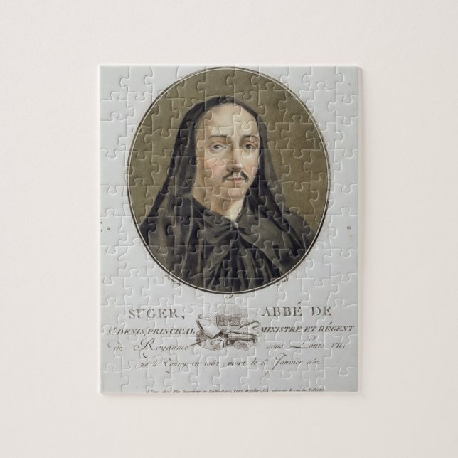 Puzzle Abbe de Suger (1082-1151) 'de mamie de DES de (Vertical)