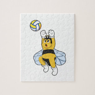 Puzzle Abeille aux sports de volley-ball