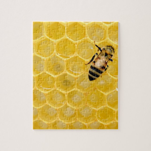 Puzzle abeille et nid d'abeille (Vertical)