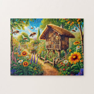 Puzzle Abeilles sauvages à l'hôtel à insectes