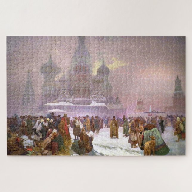 Puzzle Abolition du servage - Alphonse Mucha (Horizontal)