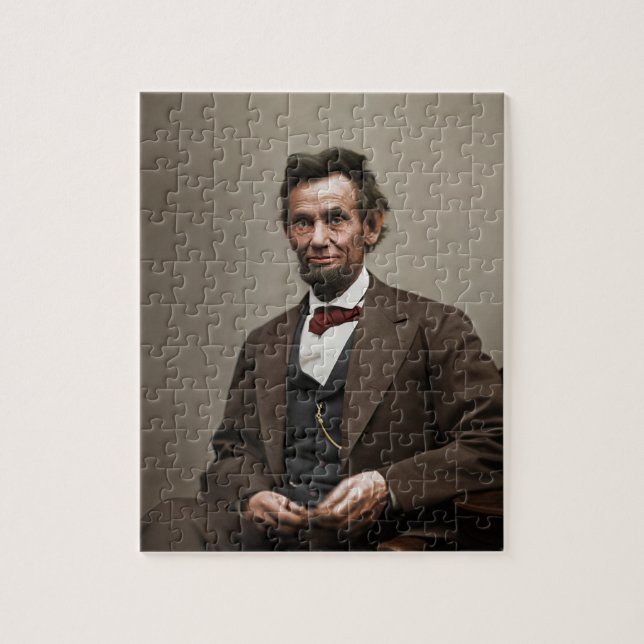 Puzzle Abraham Lincoln (Vertical)