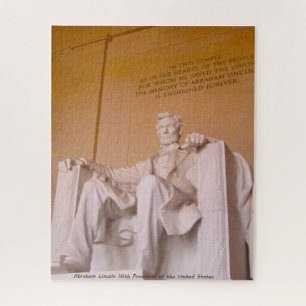 Puzzle Abraham Lincoln 16e président des États-Unis.