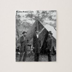 Puzzle Abraham Lincoln 16ème Président de l'Amérique.