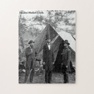 Puzzle Abraham Lincoln 16ème Président de l'Amérique.