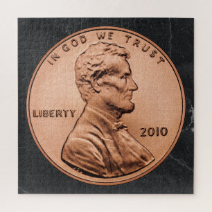 Puzzle Abraham Lincoln   Penny