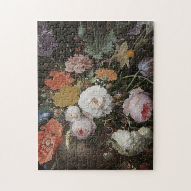 Puzzle Abraham Mignon - La Vie Encore Avec Des Fleurs Et  (Vertical)