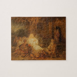 Puzzle Abraham reçoit les trois anges, 1646 (huile sur la