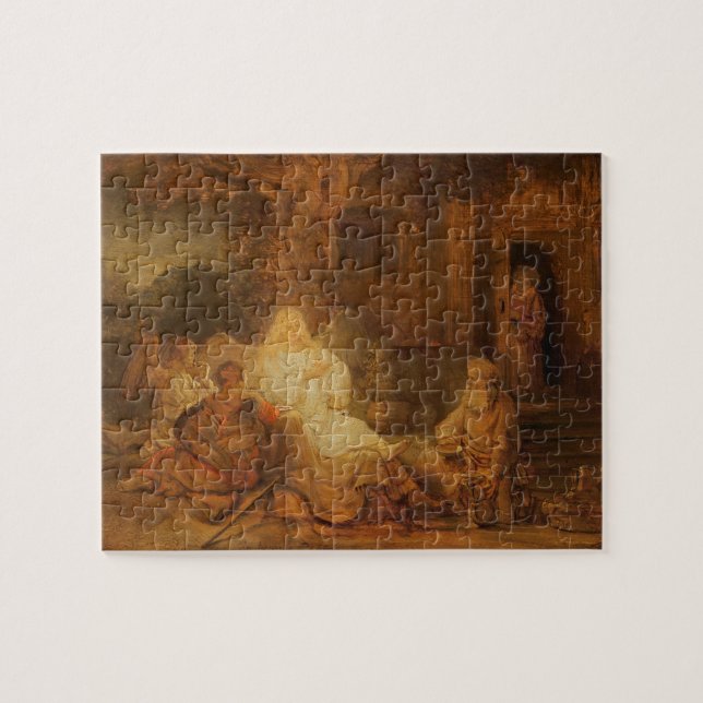 Puzzle Abraham reçoit les trois anges, 1646 (huile sur la (Horizontal)
