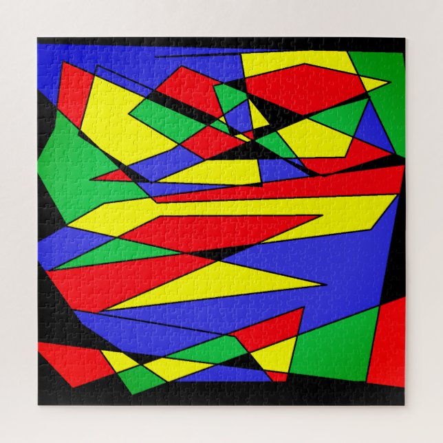 Puzzle Abstract Colorful Art Mixed (Vertical)