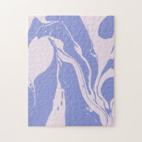 Abstract Marbled Art in Lavender and Blush Pink