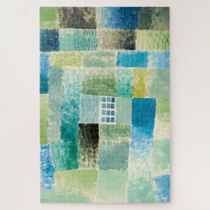 Puzzle Abstract Watercolor window by Paul Klee