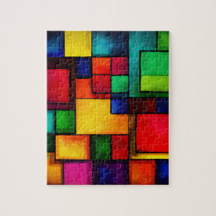 Puzzle abstrait