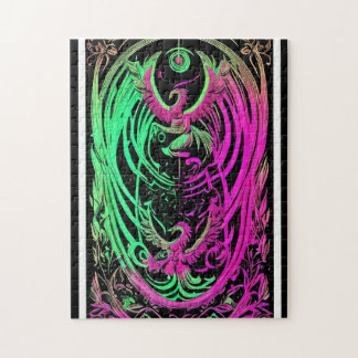 Puzzle Abstrait avien vibrant - 252 pièces