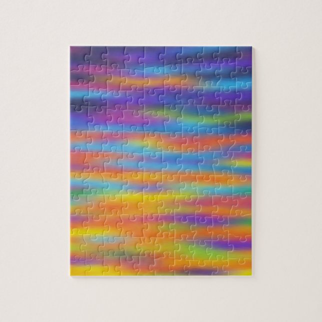 Puzzle Abstrait Desert Sunset Sky Artwork (Vertical)