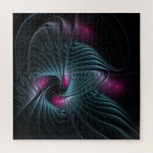 Puzzle Abstrait Imaginaire coloré fractal
