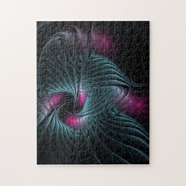 Puzzle Abstrait Imaginaire coloré fractal (Vertical)