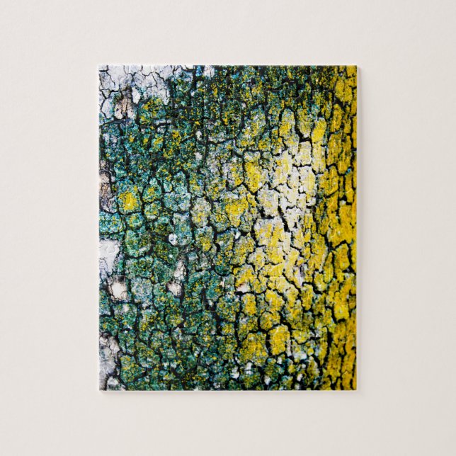 Puzzle Abstrait jaune et vert (Vertical)