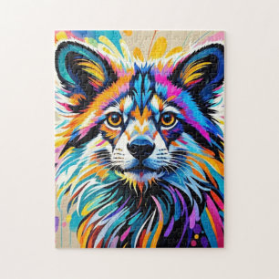 Puzzle Abstrait joli joyeux joyeux dessin animal