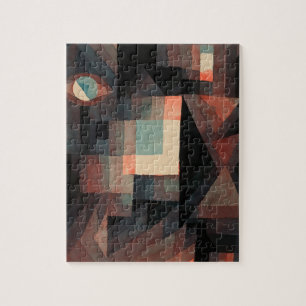 Puzzle Abstrait, rouge, vert Gradation par Paul Klee