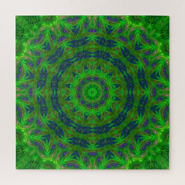 Puzzle Abstrait vert (Vertical)