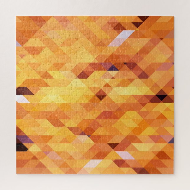 Puzzle Abstraite multicolore, basse mosaïque de poly. (Vertical)