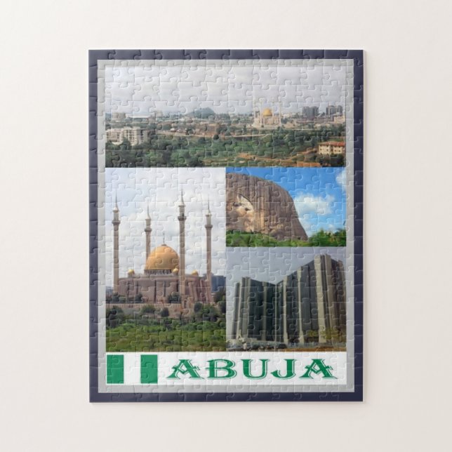 Puzzle Abuja - Nigeria - Mosaic - (Vertical)