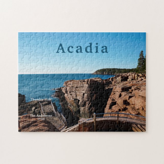 Puzzle Acadia Thunder Hole National Park Maine (Horizontal)