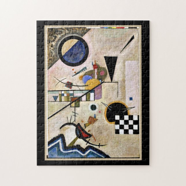 Puzzle Accords Opposes, abstract art by Kandinsky (Vertical)