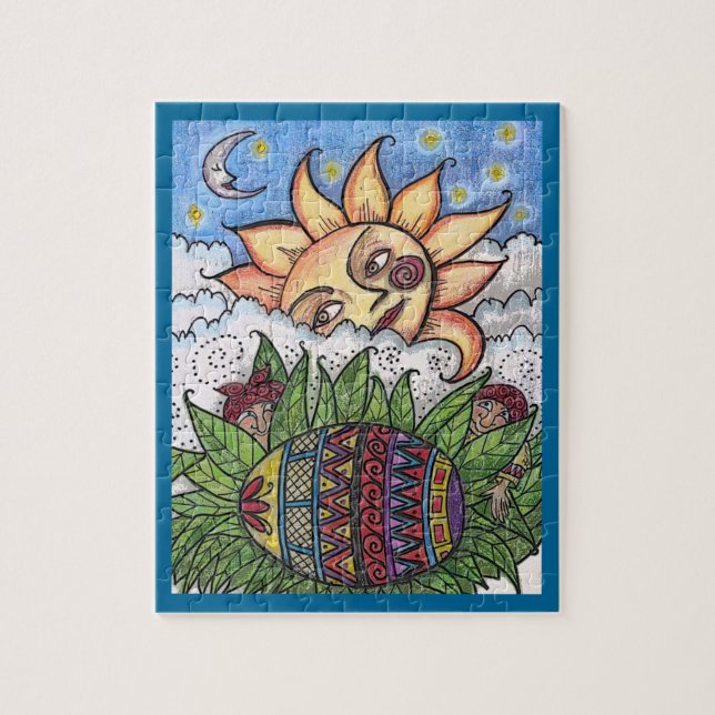 Puzzle Accrochez-vous à votre oeuf de Pâques ukrainien Py (Vertical)