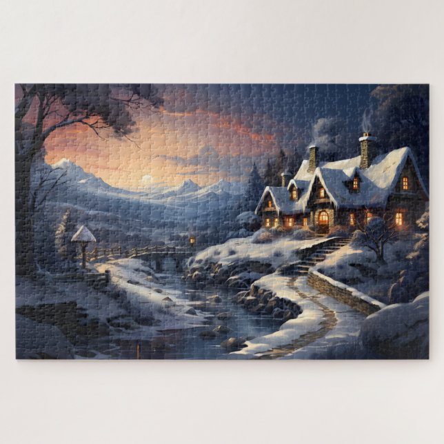 Puzzle Accueil hivernal (Horizontal)