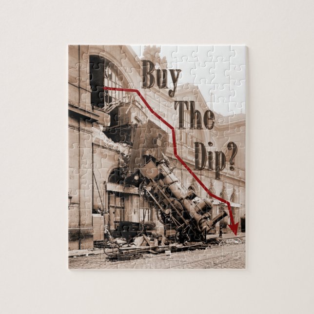 Puzzle Acheter L'Humour Du Marché Stock Dip (Vertical)