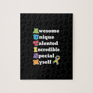 Puzzle Acronyme de sensibilisation sur l'autisme