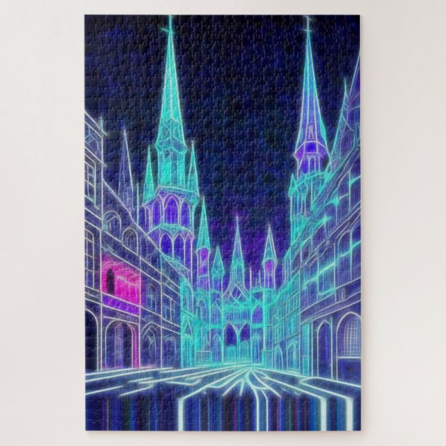 Puzzle Acropole cintrante (Vertical)