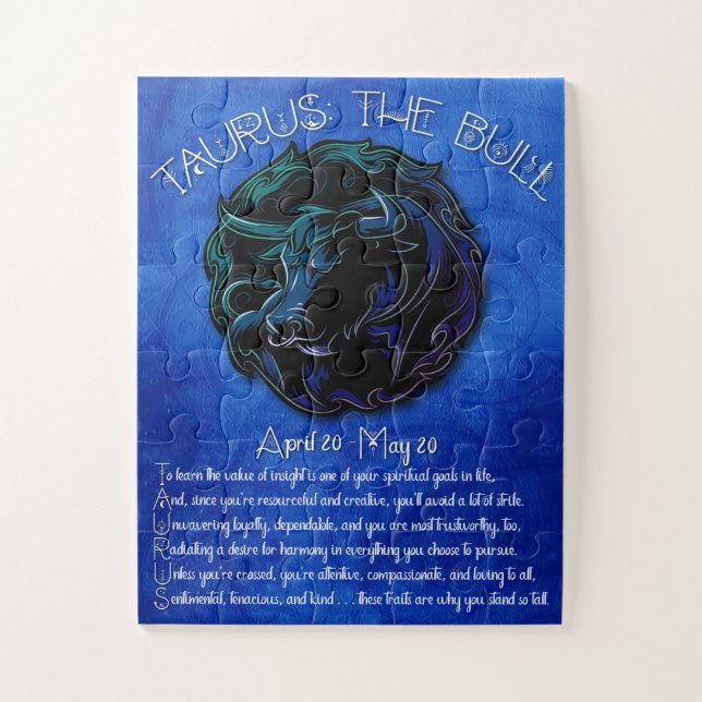 Puzzle Acrostique de Taurus (Vertical)